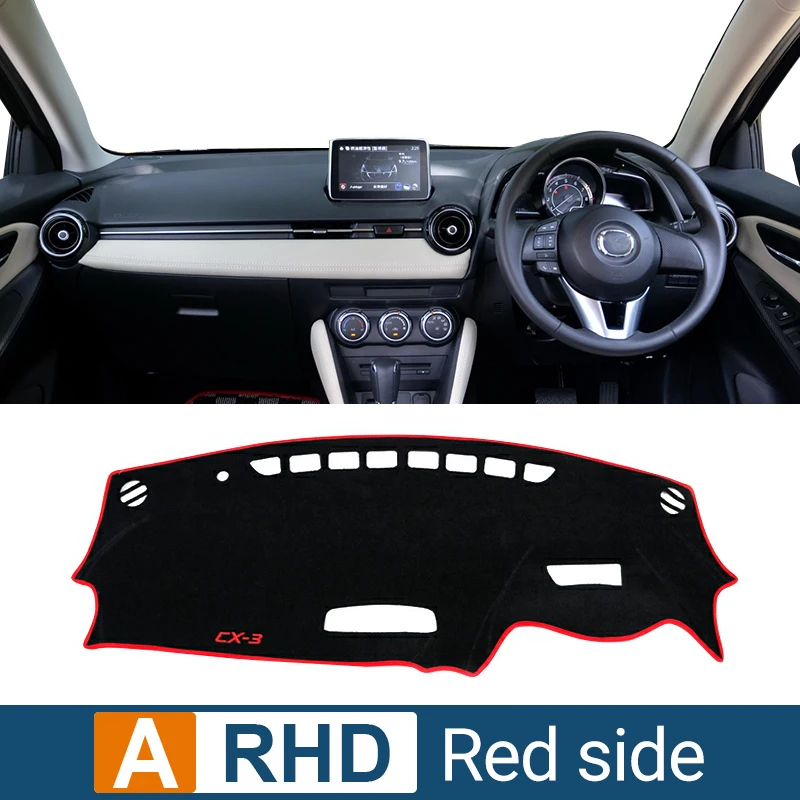 

Для Mazda CX-3 CX 3 CX3 2014-2020 2021 2022 2023 крышка приборной панели автомобиля козырек от солнца коврики избегают световых накладок чехол с защитой от УФ-лучей аксессуары