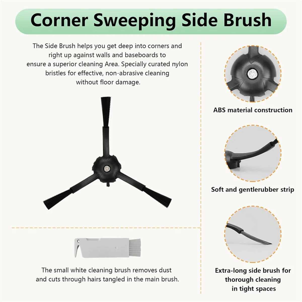 Для Roborock Q8 Max Max+(Plus) Q5 Pro Pro+(Plus) Робот-пылесос Основная боковая щетка Hepa-фильтр Сумки