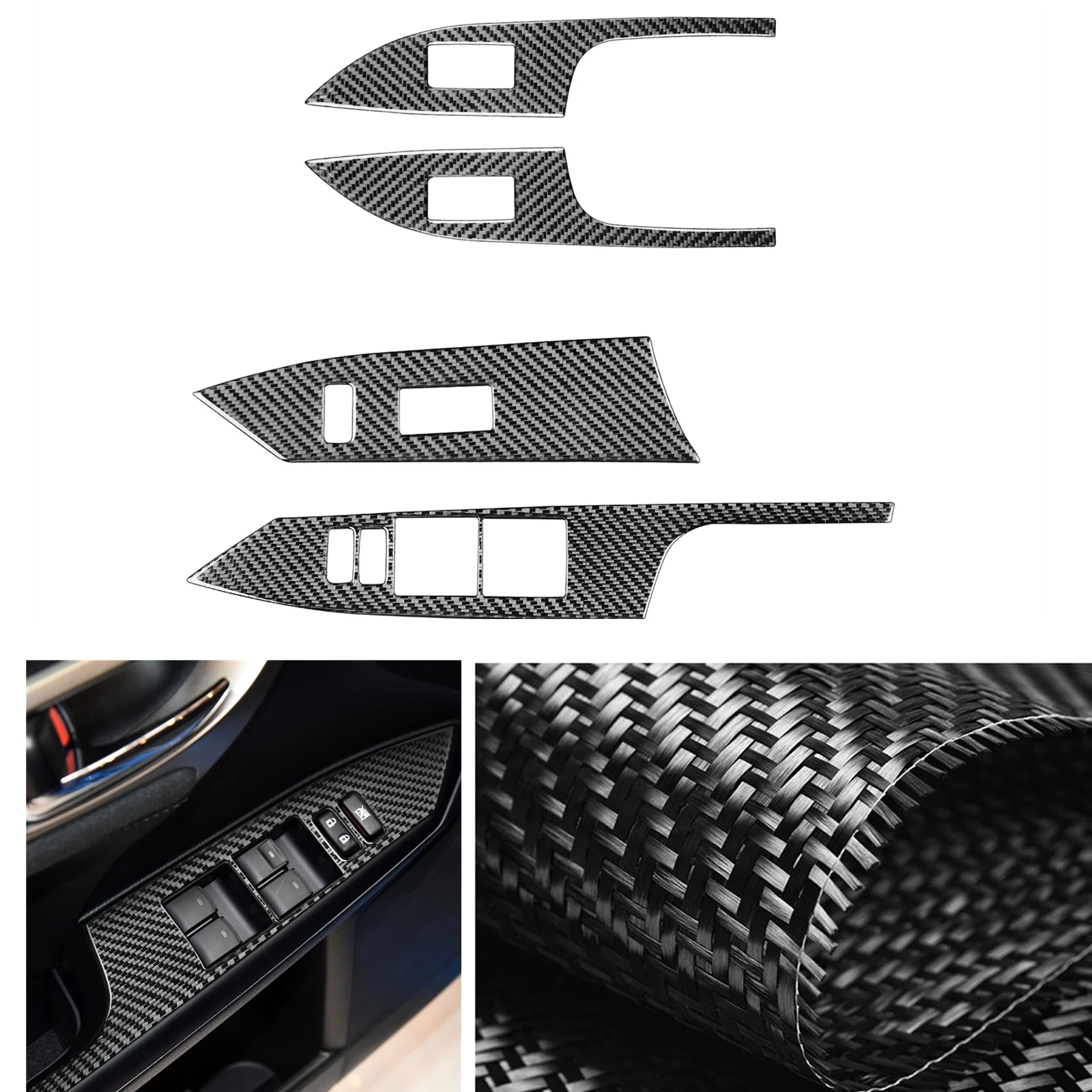 Для Lexus CT CT200h 2011-2017 панель подъема окна крышка переключателя отделка из