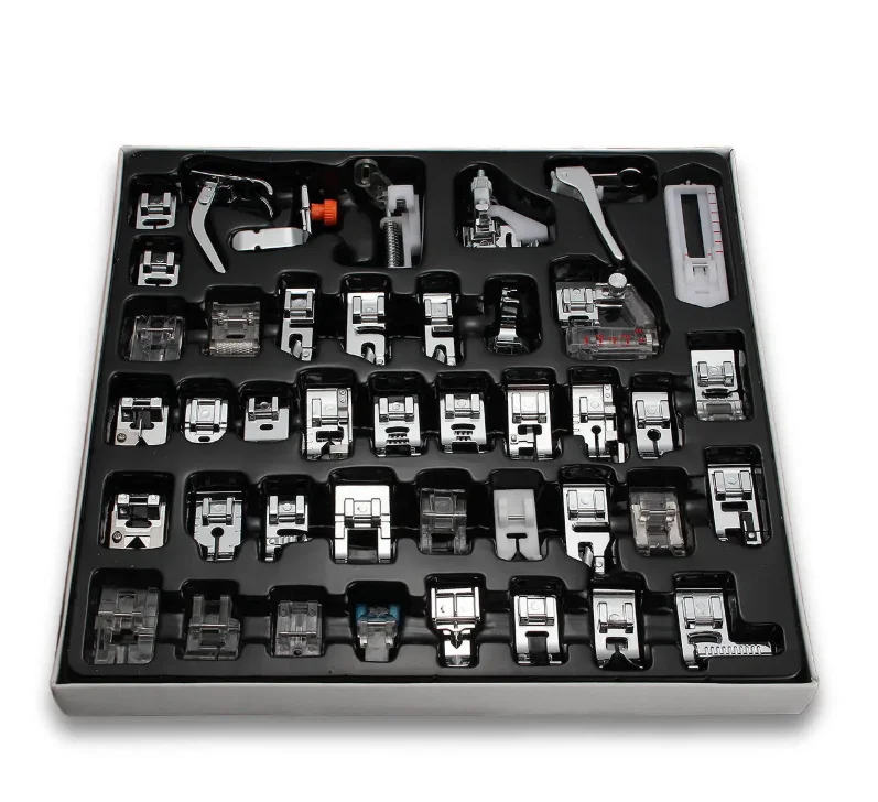 

42 PCS Domestic Sewing Machine Foot Presser Feet Kit Sewing Machine Accessories
