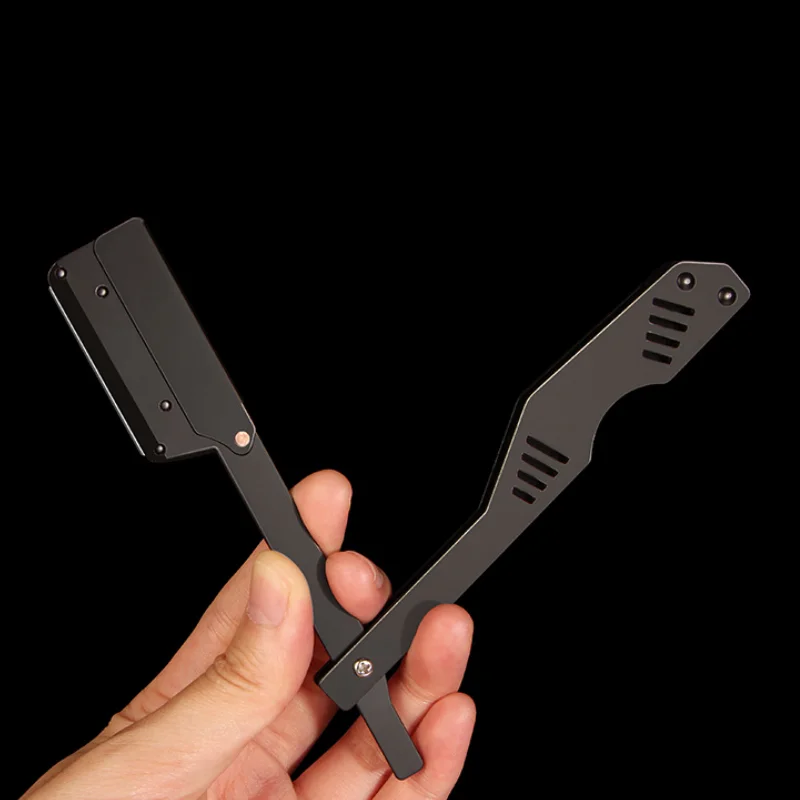 Новый стиль бритва для бороды с прямыми краями из нержавеющей стали