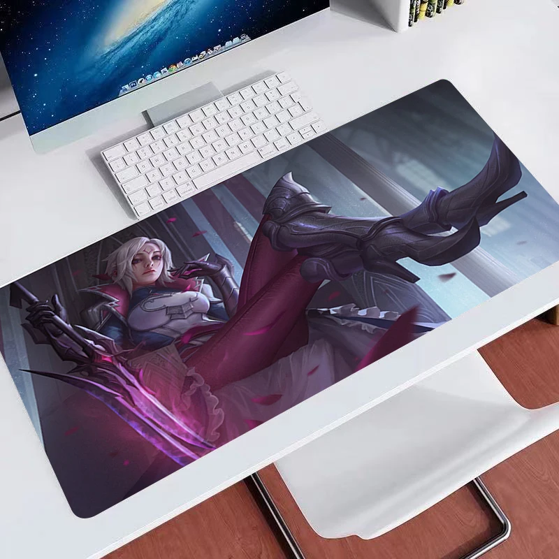 

Игровой коврик для мыши Xxl 900x400 Diana LOL противоскользящие офисные аксессуары Компьютерные офисные ноутбуки крутой Настольный коврик игровые ...