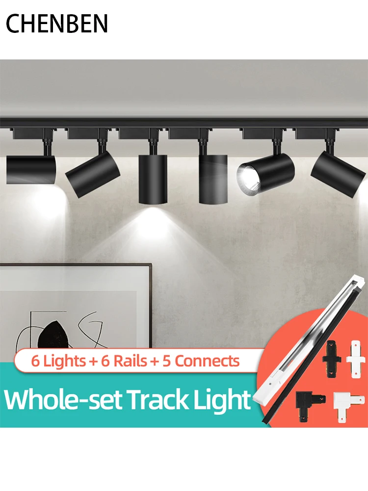 Track Light LED Fixture Bedroom Ceiling Lights Shop Light Ho