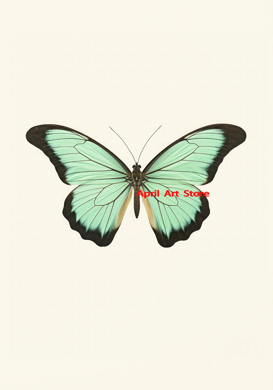 

Картина с бабочками, печатная на холсте