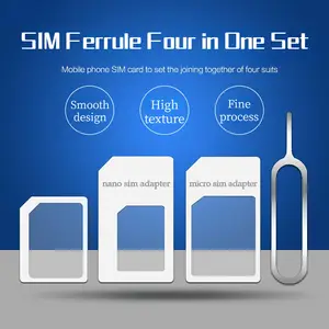 P82F – carte Nano SIM 4 en 1, adaptateur Micro Standard pour iPhone, pour  Samsung 4G LTE, routeur USB sans fil - AliExpress