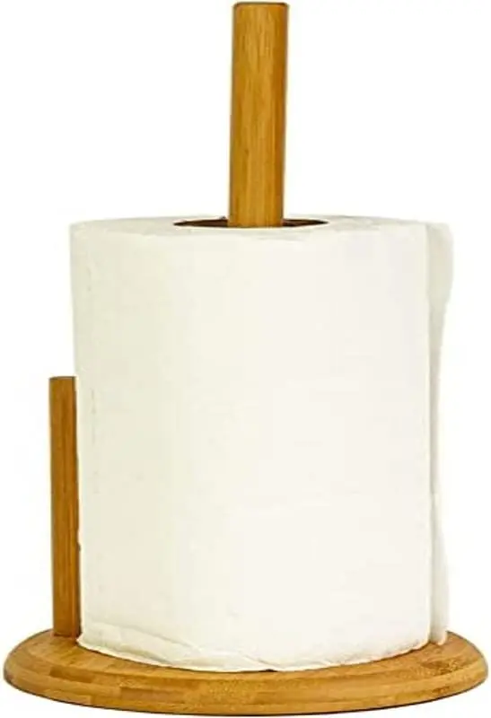 

Bamboo Towel Paper Holder -