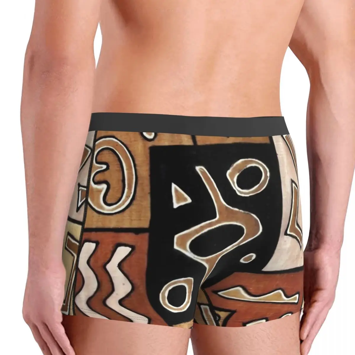 Нижнее белье с этническим принтом шорты-боксеры африканским модные мужские