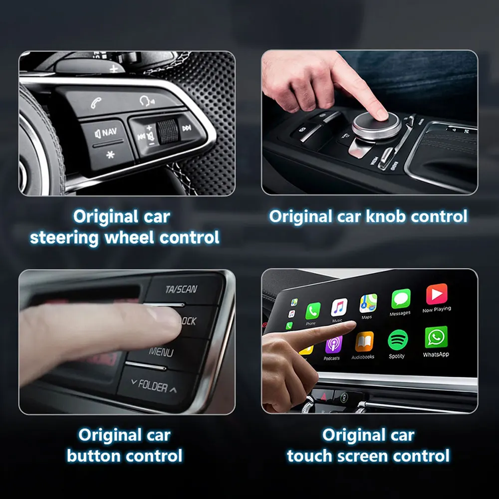 3 в 1, беспроводной CarPlay Android Auto Dongle, универсальный Plug & Play Mini AI Box, Android TV, Bluetooth-адаптер для автомобиля KowanKit 2026 (art.: 3920d3d14e8ea) - 3920d3d14e8ea