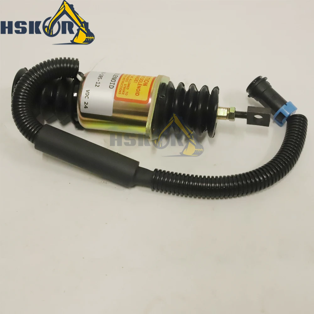 

Switch Forklift D6114 Engine Oil Stop Solenoid Valve D59-105-12 Engineer Oil Cut-Off Solenoid Valve 24V Loading Excavator Parts