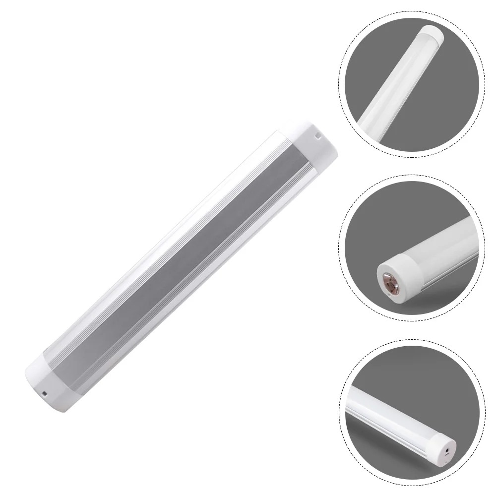 

USB Rechargeable Light Magnetic LED Tube Light Portable Camping Lantern (White)