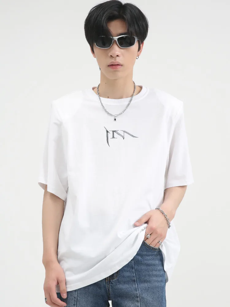 

SYUHGFA Men Clothing 2022 Summer Short Sleeve Oversized T-shirt Korean Fashion Loose Streetwear Harajuku T-shirt Tops For Male