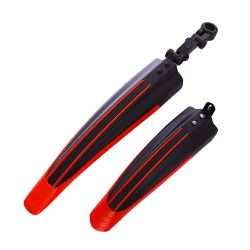 

2PCS Bicycle Fender Two-color Mountain Bike 20"22" 24"26" Rain Shield Quick Release Mud Fender Mountain Bike Accessories