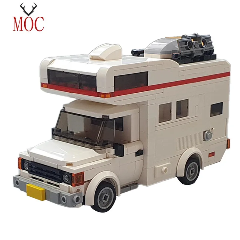 

MOC Building Block C6810 Transit MK2 Camper Travel Car Caravan Street View Friend Picnic Car DIY Best Children Toys Gifts