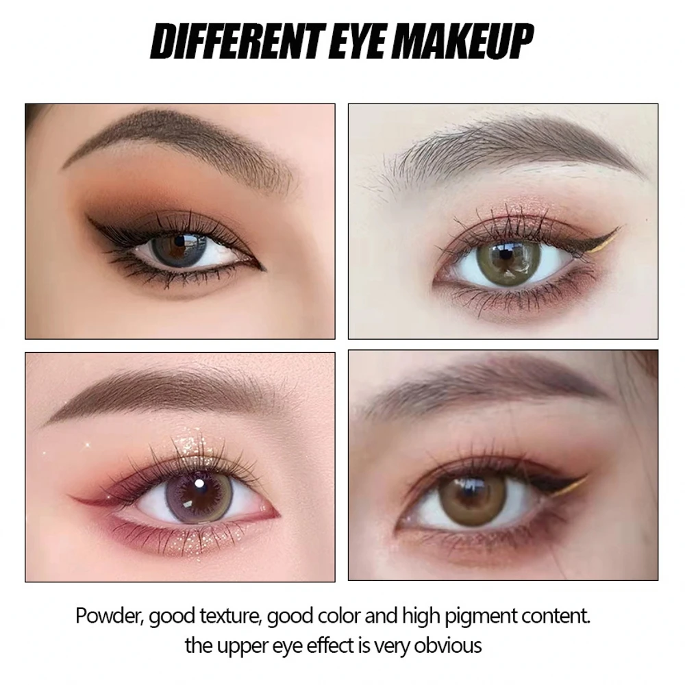 18 оттенков бумажные тени для век Палитра природных матовые перламутровые