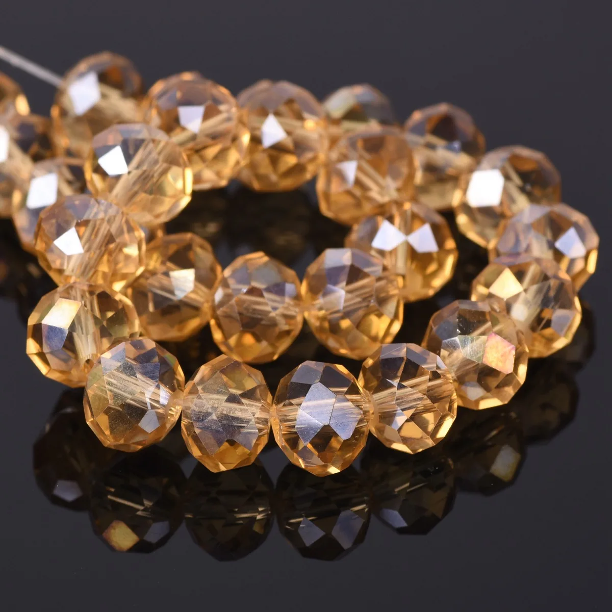 Ограненные стеклянные бусины 3 мм 4 6 8 10 12 14 16 18