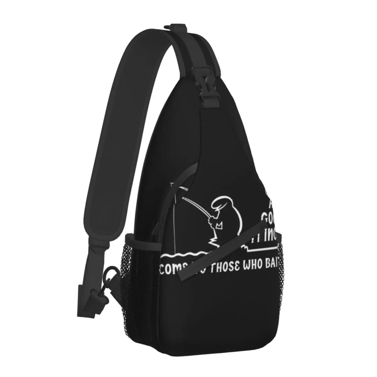 

La Linea Fishing Chest Bags Women Tv Program Bicycle Shoulder Bag Casual Graphic Small Bag University Daily Sling Bags