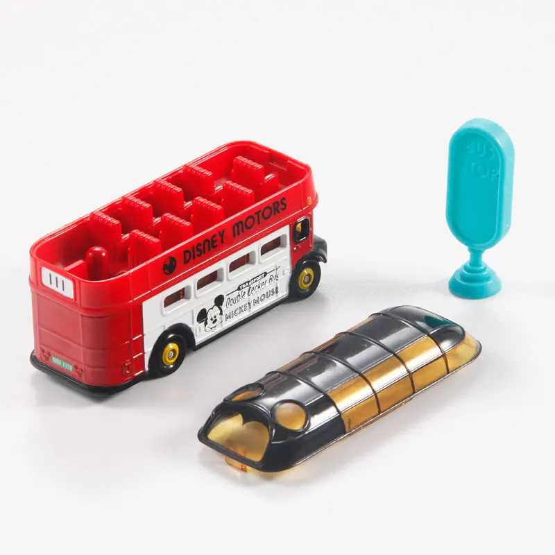 Оригинальный коллекционный мини-автобус Takara Tomy Disney Dream Star Mickey Sunny Decker из литого сплава, редкий, сувенирный, украшение для автомобиля (art.: 3920db5fddf45) - 3920db5fddf45