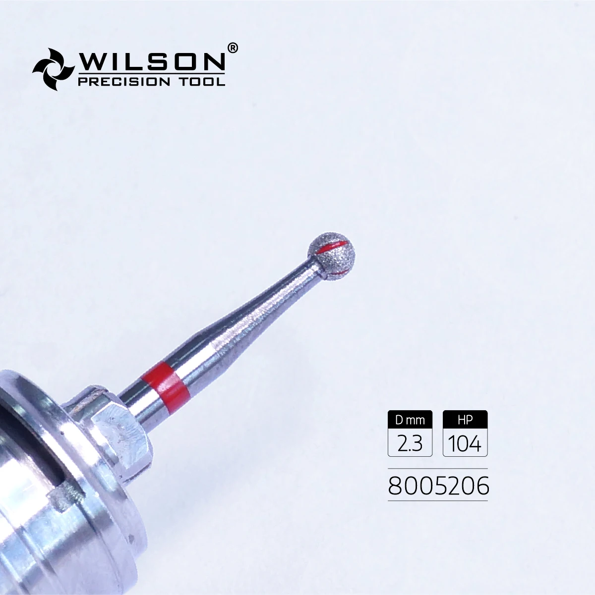 2.3mm Ball Shape 8005206 With Cooling Groove Multi-Functional Long Lifespan