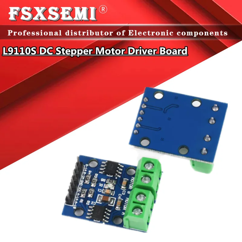 

L9110S DC Stepper Motor-Driver Board H-bridge Stepper Motor Dual DC motor module for Driver Controller Board L9110S module