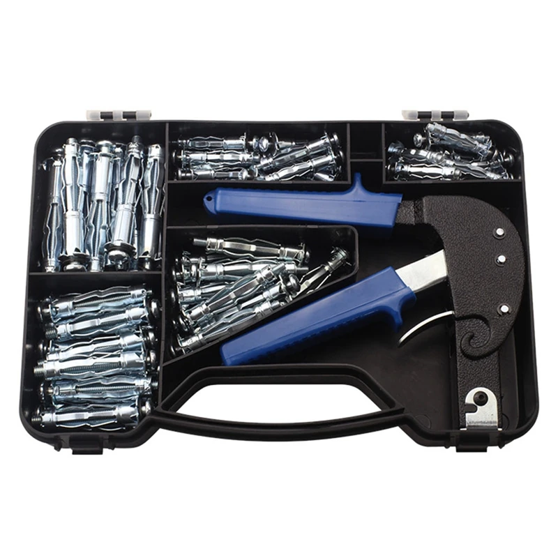 

Hollow Wall Anchor Metal Setting with M4 M5 Mixed Screw Set Cavity Plasterboard Fixing Car Body Repair Tool