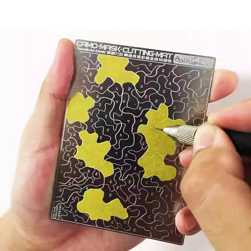 Модель AJ0088 1/72 Камуфляжный режущий коврик в масштабе камуфляжной расцветки лес