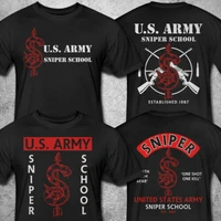 us army special force sniper school training camp t shirt 100 cotton short sleeve o neck casual t shirt loose top size s 3xl