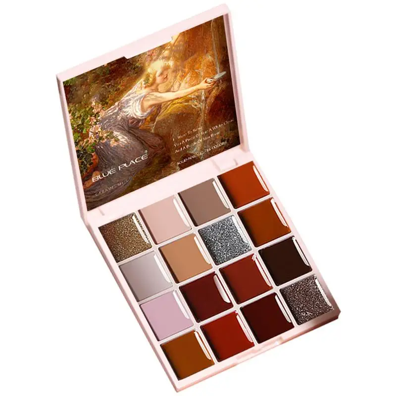 

Solid Gel Polish Palette 16 Colors Solid Gel Polish Palette Gel Nail Polish Portable Nail Kit Salon DIY Home Spring Summer