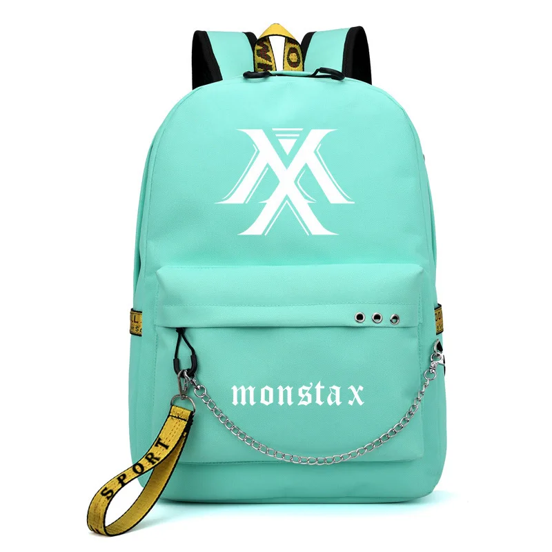 Monstax корейский звездный рюкзак школьные сумки Mochila дорожные с цепочкой для