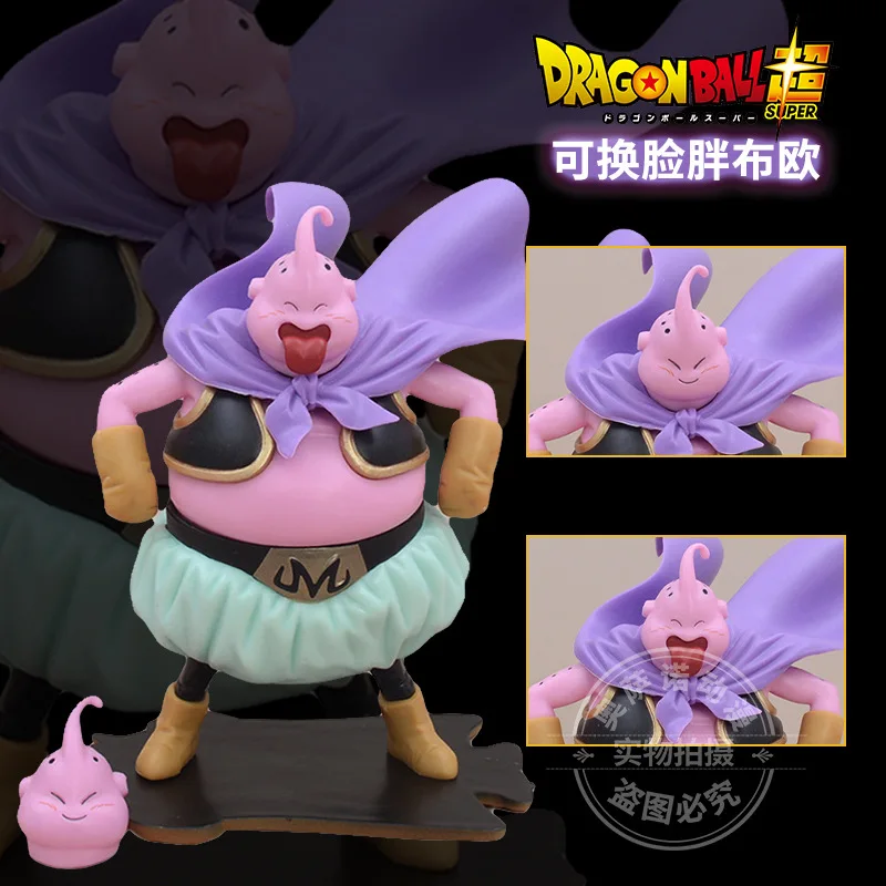 

Dragon Ball Z Fat Buu Figure 18cm Majin Buu with 2 Heads Boo Pvc Gk Figurine Dbz Anime Figures Statue Model Collectible Gift Toy