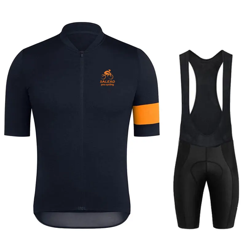 

Cycling Clothing 2022 Men Short Sleeve Cycling Jersey Set Bicycle Clothing Breathable Summer Shirt Bike Bib Shorts 19D Gel Pad