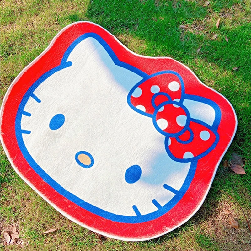

Hello Kitty Kawaii Sanrio Cushion Pillow Anime Carpet Bathroom Non-slip Mat Cute My Melody Cinnamoroll Plush Toys Gift for Kids