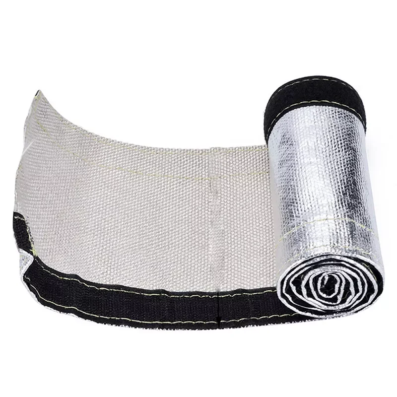 

Metallic Heat Shield Thermal Fire Sleeve Insulated Wire Hose Wrap Loom Tube Protect Cover 30mm/20mm Sound Insulation Pad