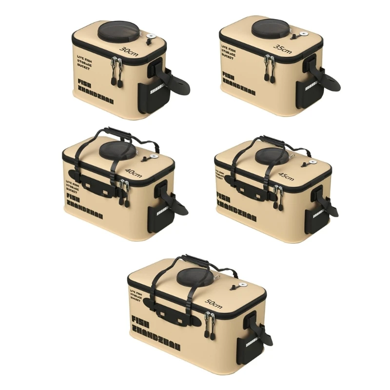 Портативное интегрированное ведро для рыбы ящик живой складное из ЭВА с ручкой