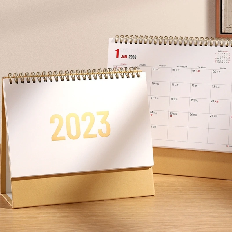 

2023 Desk Calendar Monthly Calendar Planner from September 2022 to December 2023 Standing Desk Calendar for Home Office K1KF