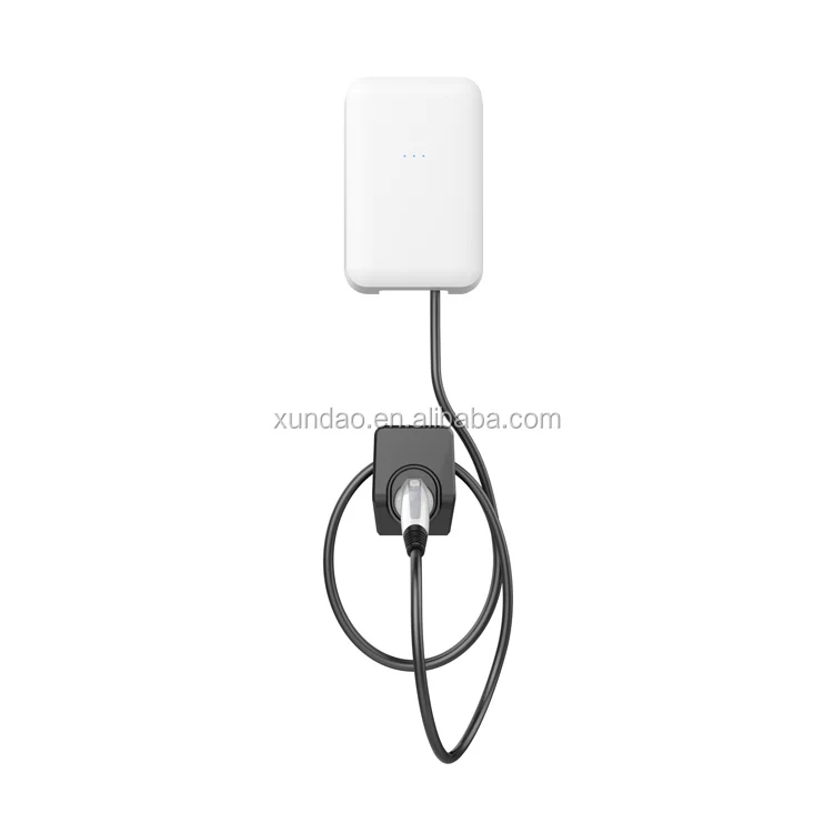 Xundao новый дизайн низкая цена 7kW 32A тип 1 2 электрический автомобиль wallbox ev зарядная