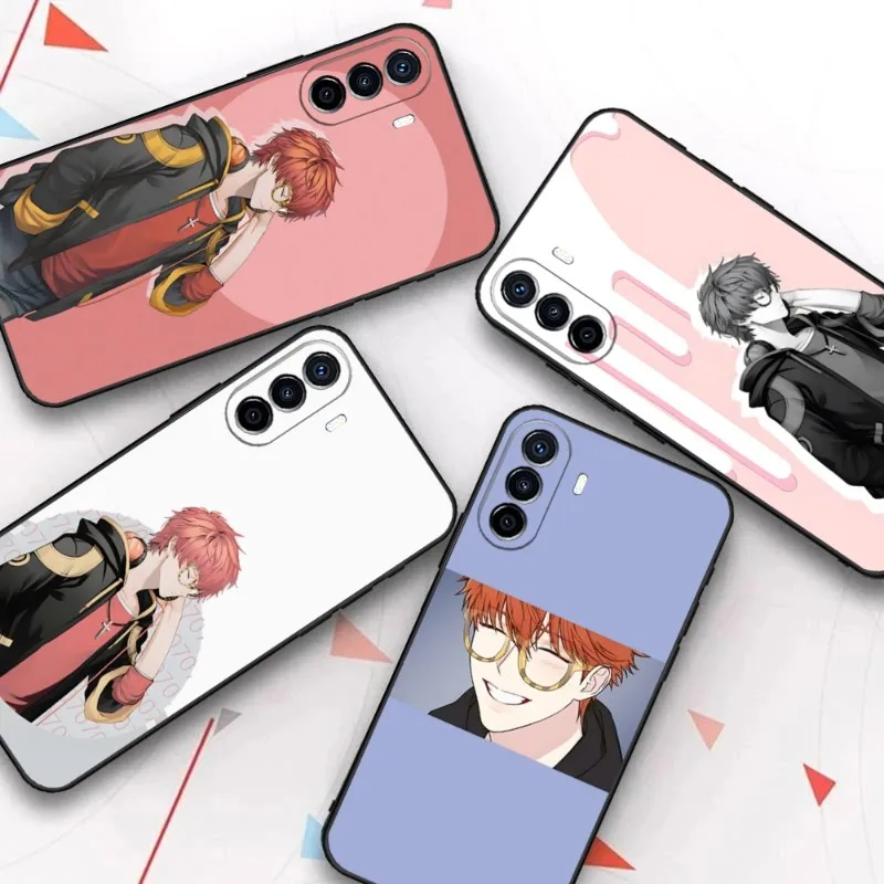 707 Mystic Messenger Anime Phone Case For Huawei P50 P10 P20 P30 P40 P9 Pro Plus P8 2022 Psmart Z Nova 8I 8 8SE Back Shell
