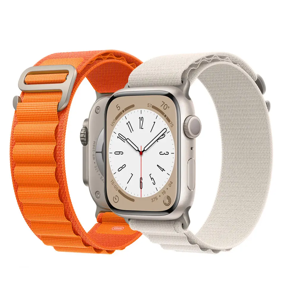 Фото Ремешок alpine для apple watch ultra band 44 мм 45 мм 40 мм 49 мм 41 мм 38 мм 42 мм, нейлоновый браслет для iwatch series 8 7 6 se 5 3 №2