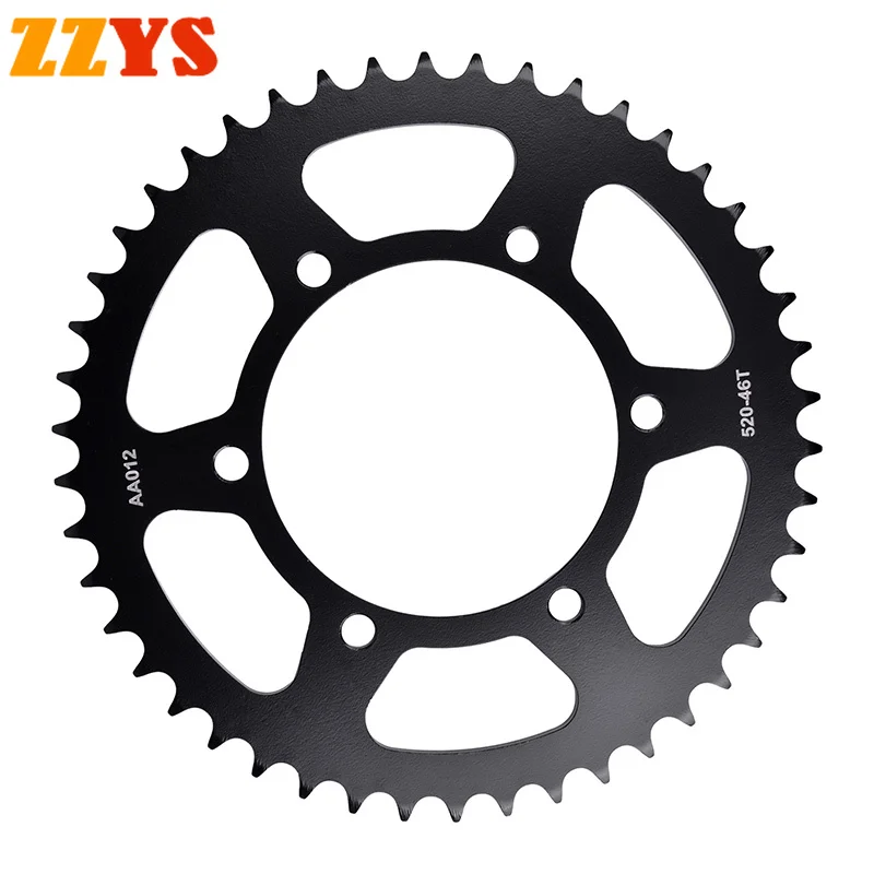 520 41T 42T 43T 46T зубчатая Задняя звездочка шестерня колеса для Yamaha YZF-R3 YZF R3 15-2020 Φ MT03MB