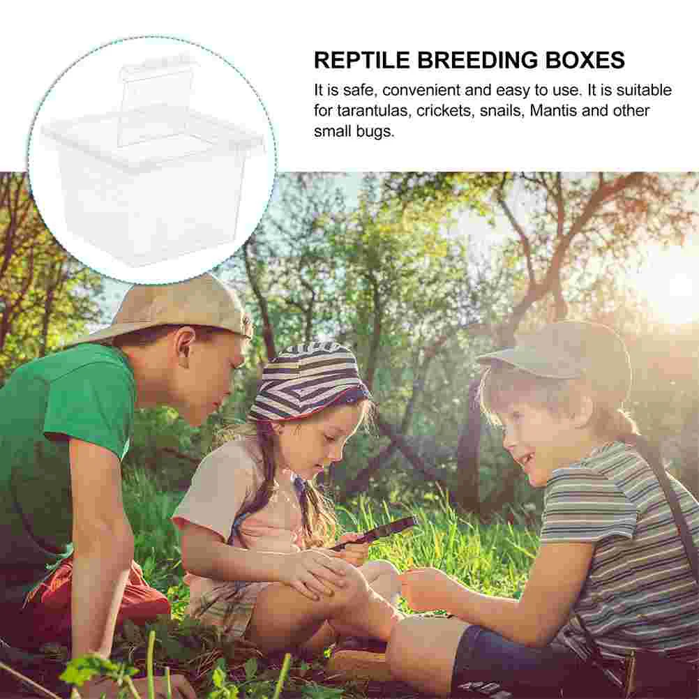 12 шт. чехол для кормления домашних животных контейнер восхождения рептилий