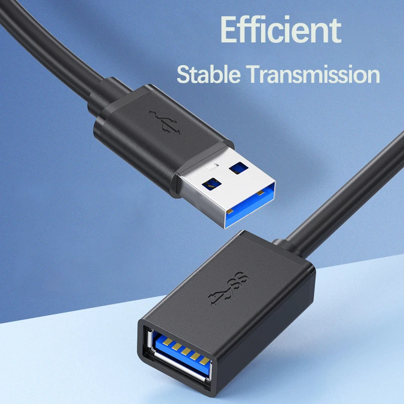 

Кабель-удлинитель USB 3,0 «Папа-мама», 0,5/1/3/5 м