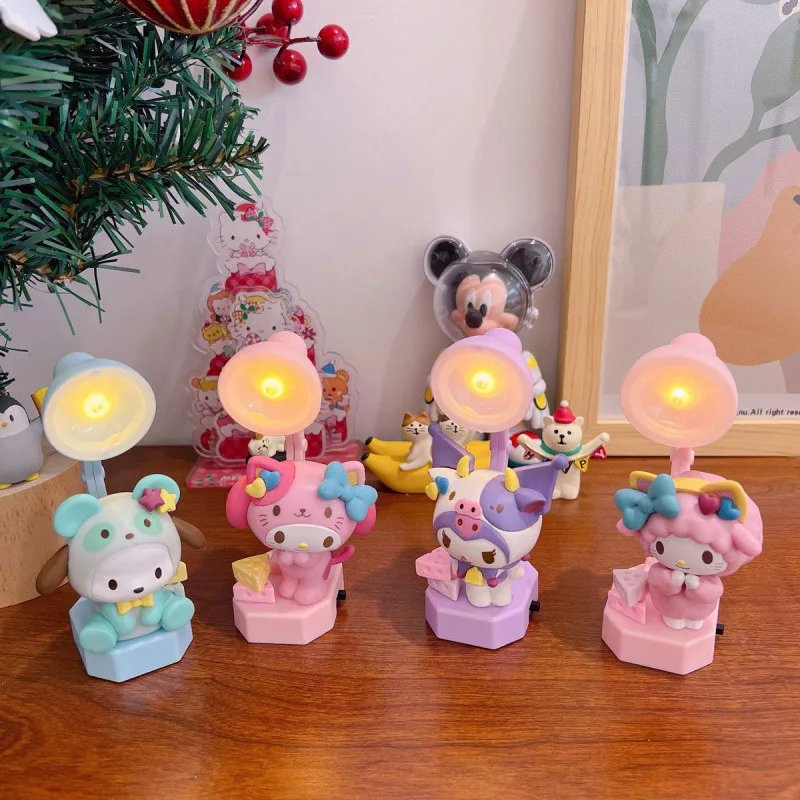 

Kawaii Sanrio Kuromi My melody Cute Night Light Desktop Decoration Ornament Dormitory Atmosphere Night Light Children's Gift