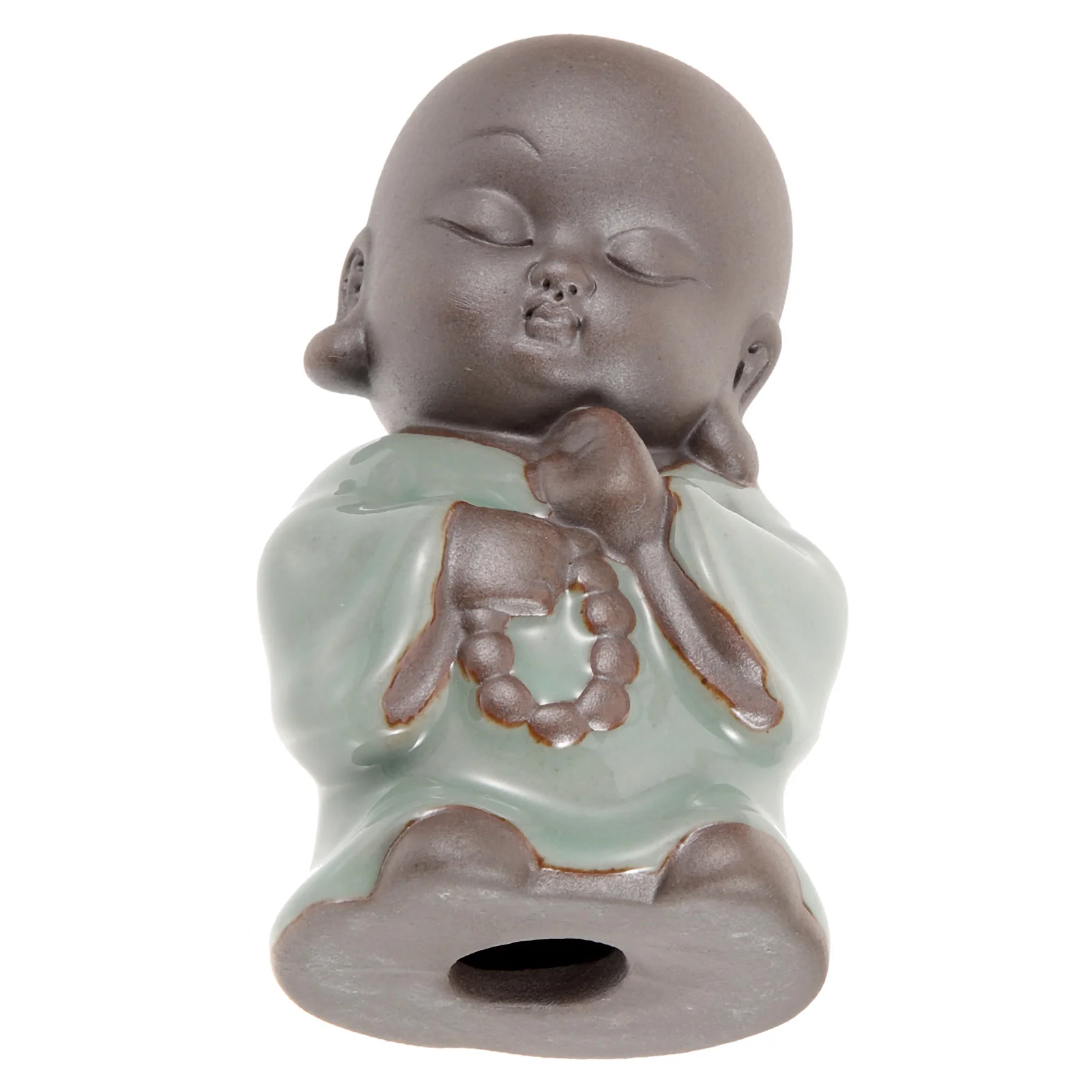 

Monk Statue Miniature Figurine Little Monk Sculpture Purple Sand Monk Tea Pet