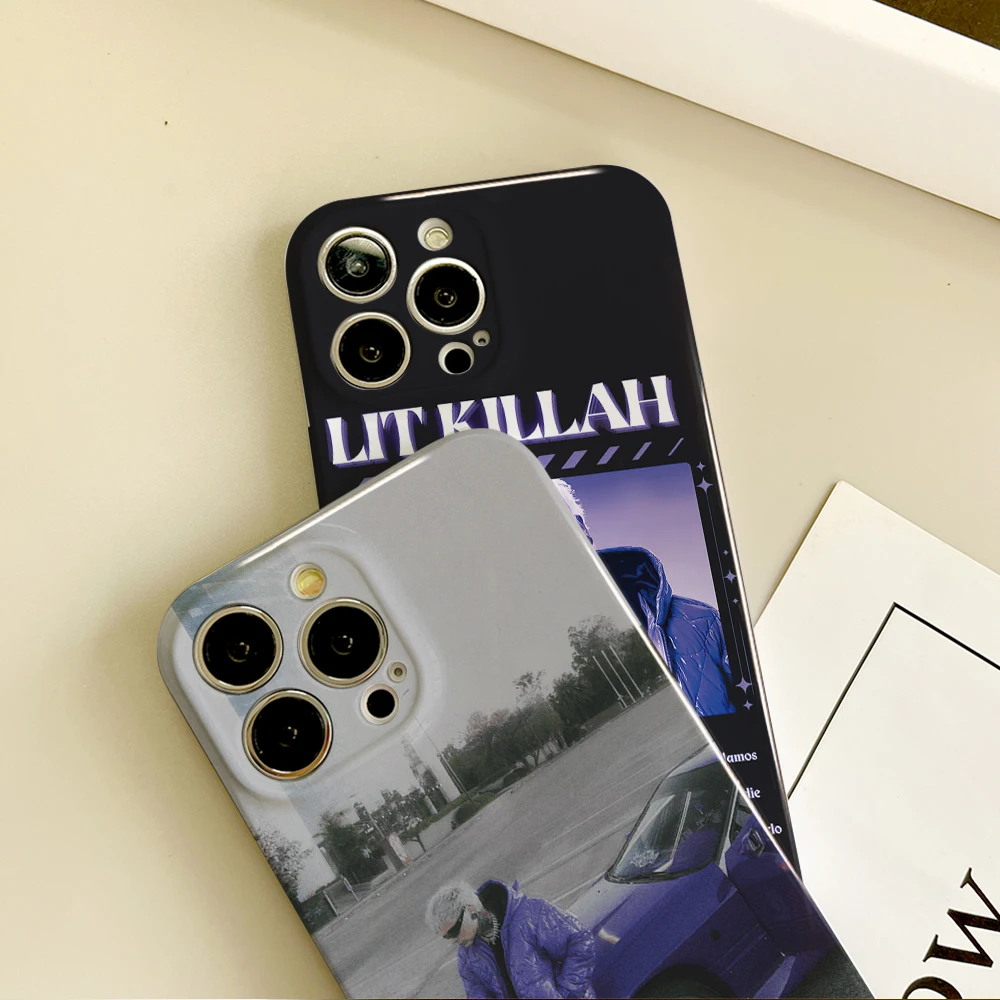 Чехол для телефона Rapper L-Lit K-Killah KUSTOM IPhone 16 15 14 13 12 11 Plus Pro Max Mini универсальный прочный