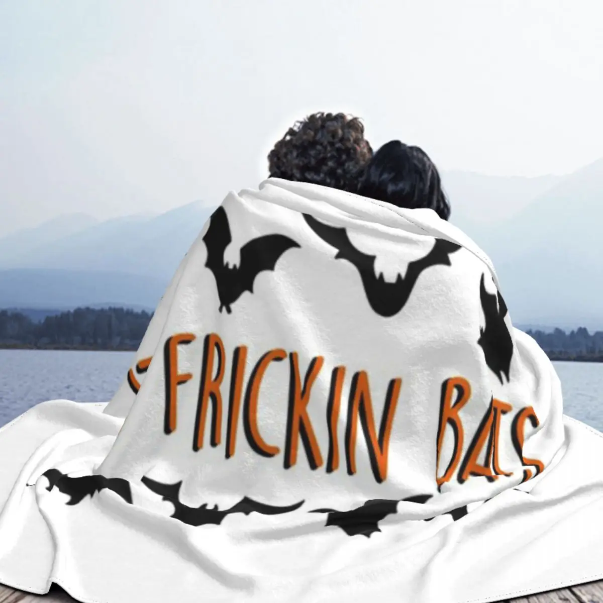 It S Frickin Bats: ультрамягкое одеяло из микрофлиса