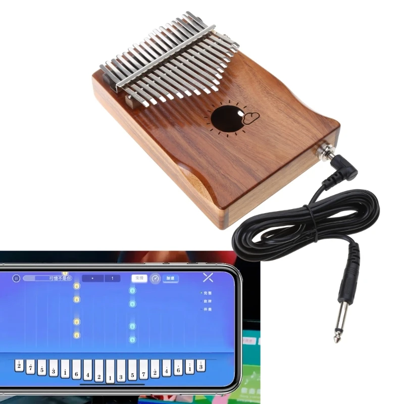 17 для клавишных инструментов Kalimba Mbira Sanza Thumb Piano Pocket Size начинающих