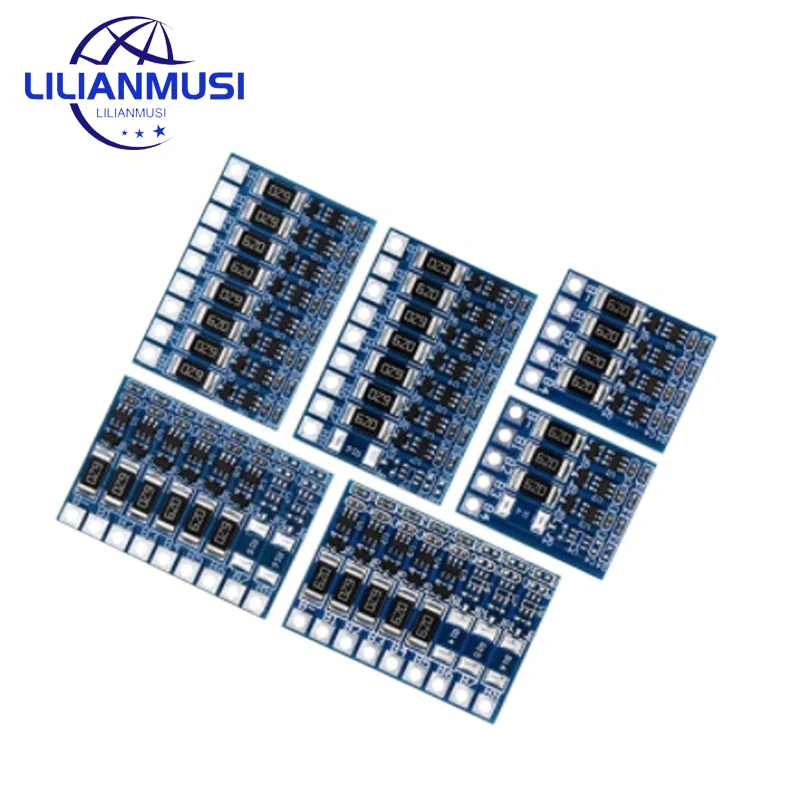 3/4/5/6/7/8 string 8S 18650 Lithium Battery Charging Board,bms PCB Li-ion Charger Board PCM Polymer Lipo Cell 18650 11.1~33.6V