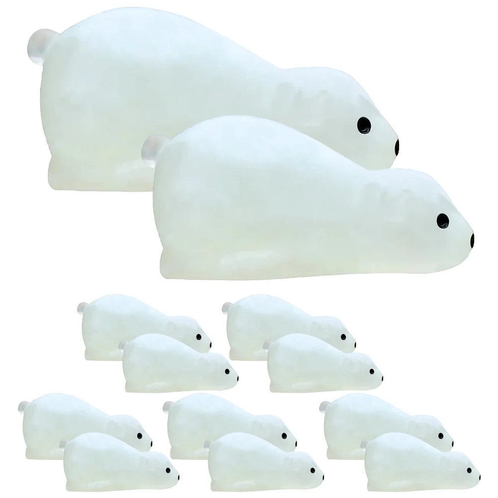 

Container Miniatures Adorn Bear Adornment Garden Ornament Micro Landscape Figurine