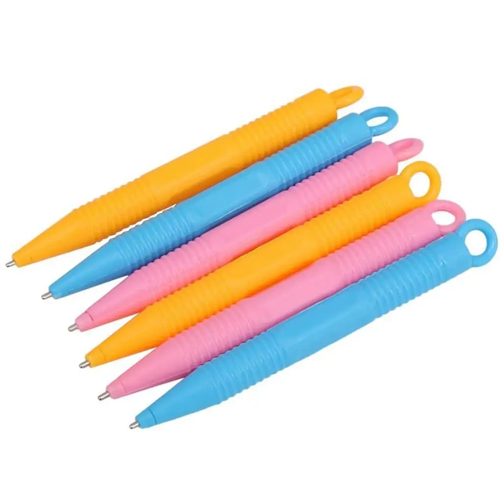 

6Pcs Magnetic Drawing Board Pens Anti-skidding Writing Board Pens Lightweight Waterproof Baby Drawing Doodle Toys Art Craft