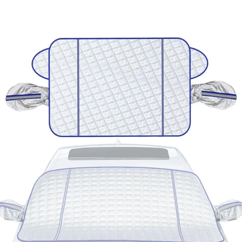 

Автомобильная магнитная защита от снега льда со светоотражающей полосой, солнцезащитный козырек на лобовое стекло, переднее и заднее лобовое стекло, автомобильный чехол