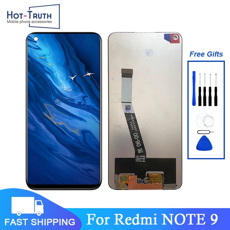 ЖК-дисплей для Xiaomi Redmi Note 9 дисплей M2003J15SC M2003J15SG M2003J15SS сенсорный экран дигитайзер Замена для Redmi Замена